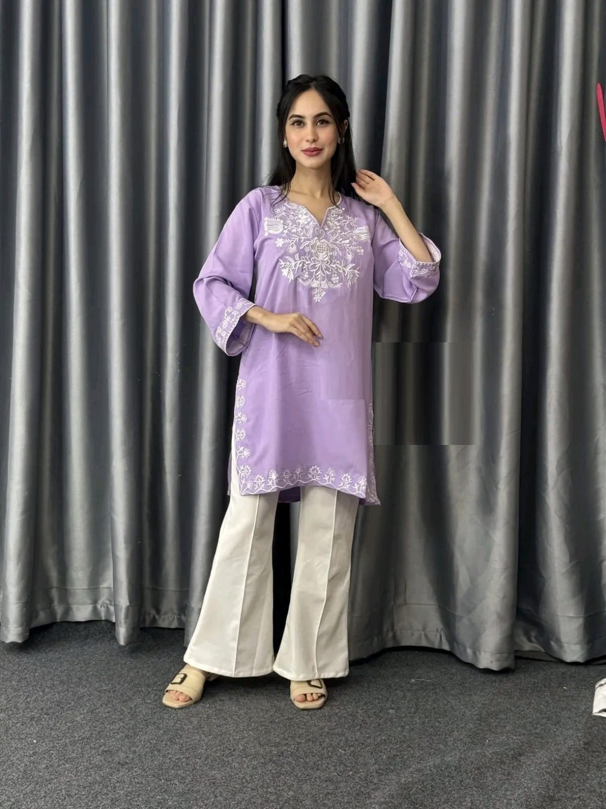 প্রিমিয়াম এমব্রয়ডারি মাইক্রো বাটার ওয়ান পিস