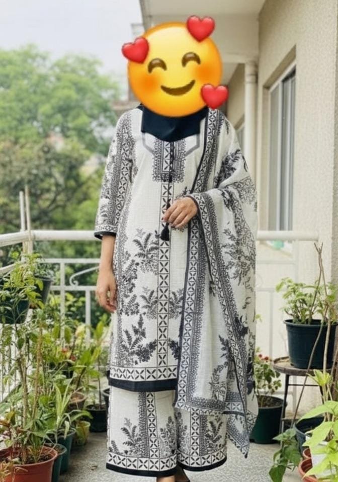 প্রিমিয়াম দুবাই সফট সিল্ক থ্রি-পিস 🌸