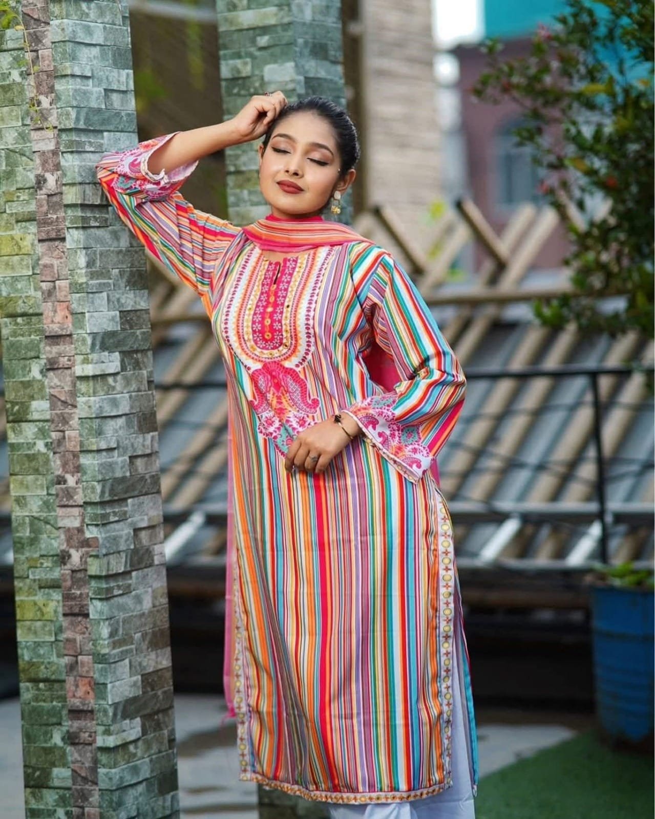 প্রিমিয়াম দুবাই সফট সিল্ক থ্রি-পিস 🌸